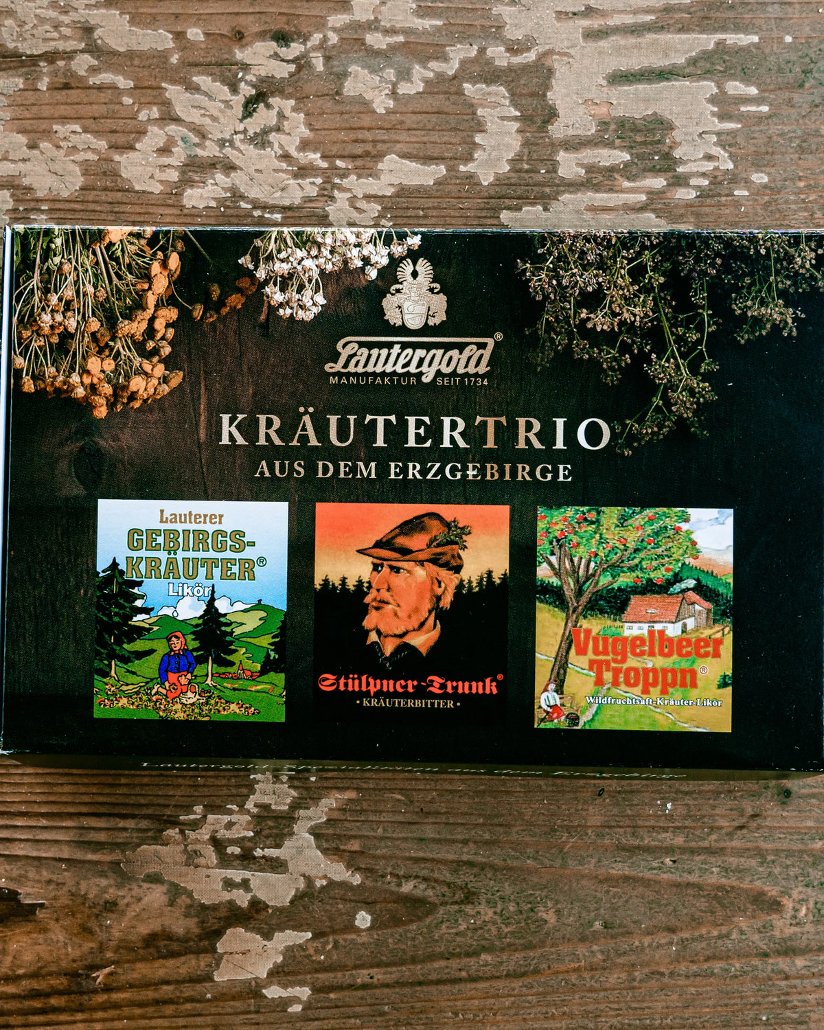 Kräuterliköre im Set "GENUSS-TRIO"