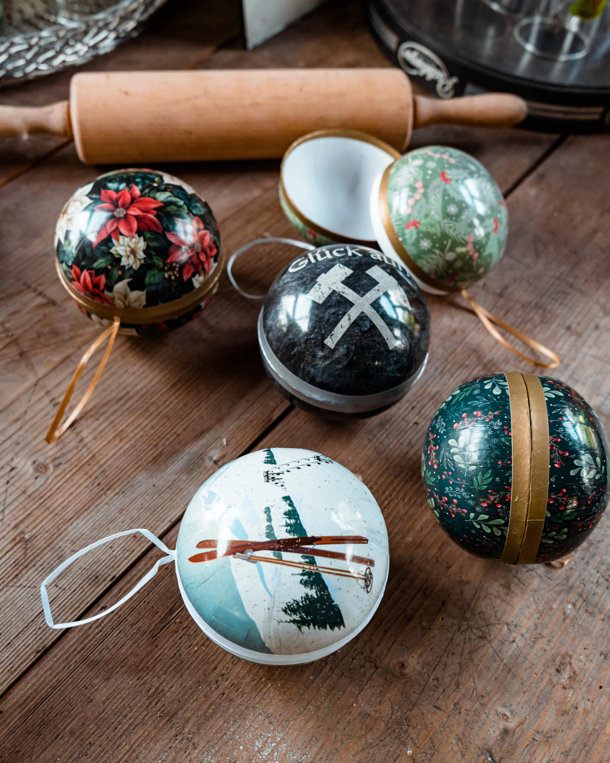 Weihnachtskugel zum Befüllen "WUNDERKUGEL"
