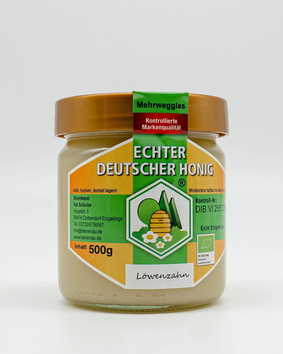 Bio-Erzgebirgshonig "LÖWENZAHN"
