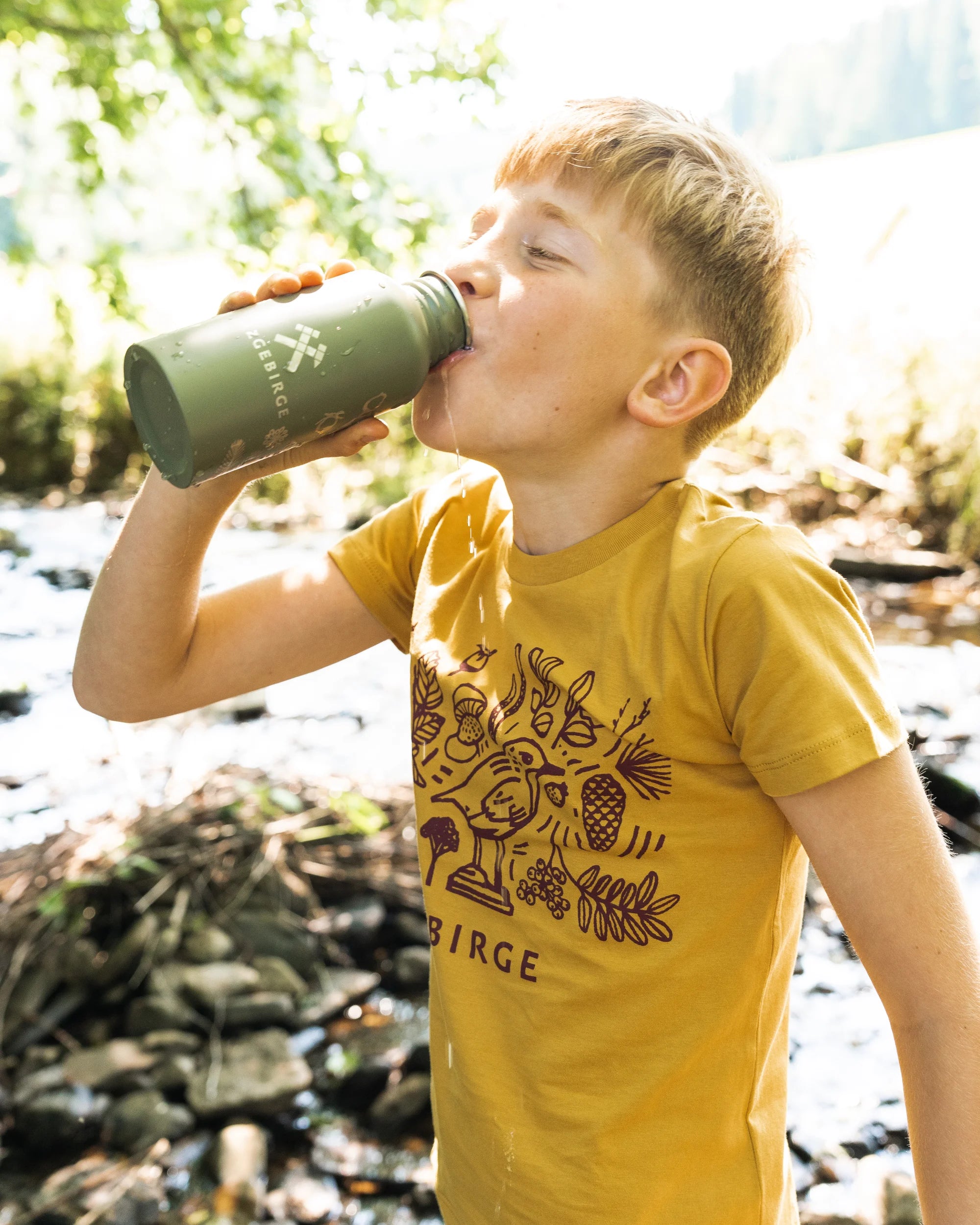 Kinder T-Shirt "DRAUSSEN"