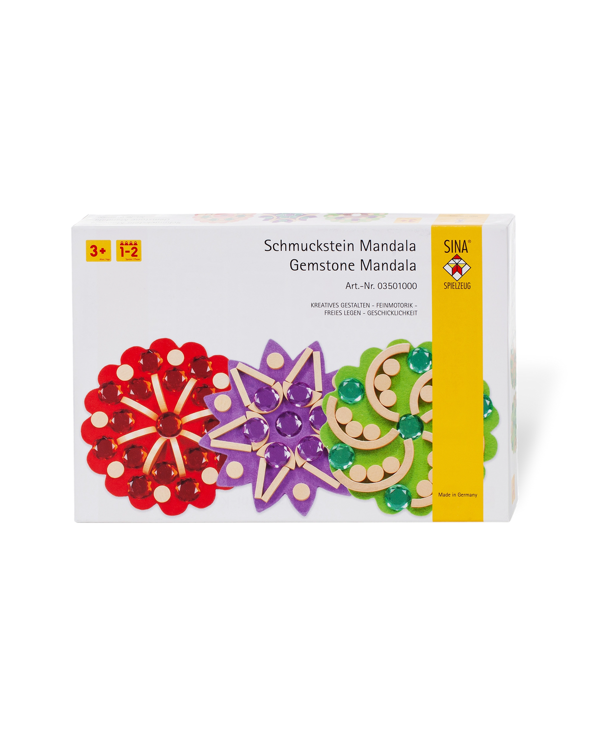 Schmuckstein-Legespiel "MANDALA"