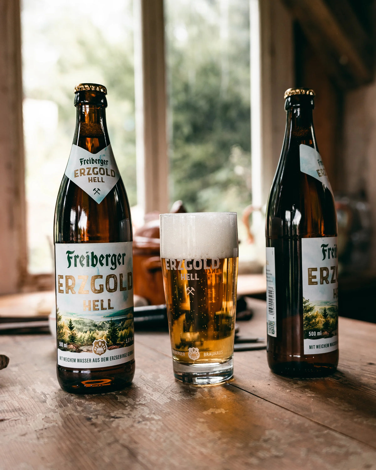 Bier-Geschenkset "ERZGOLD HELL"