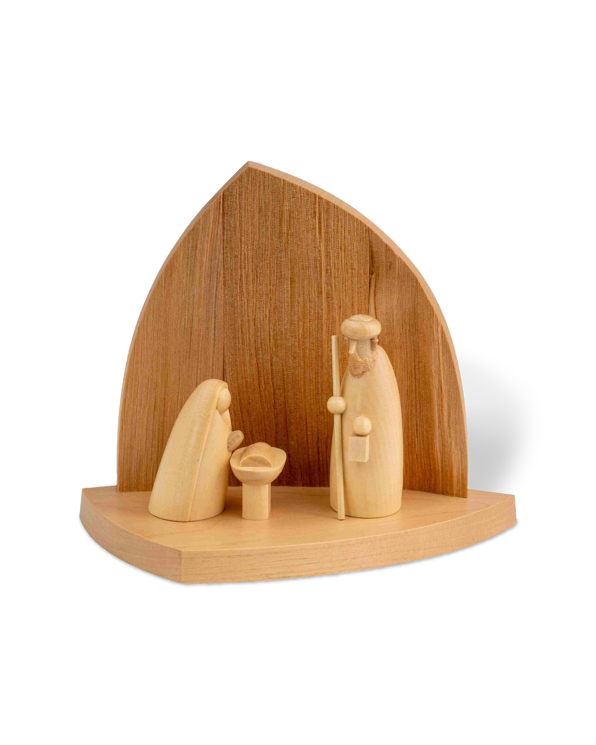 Naturfarbene Heilige Familie "FELSENKRIPPE"