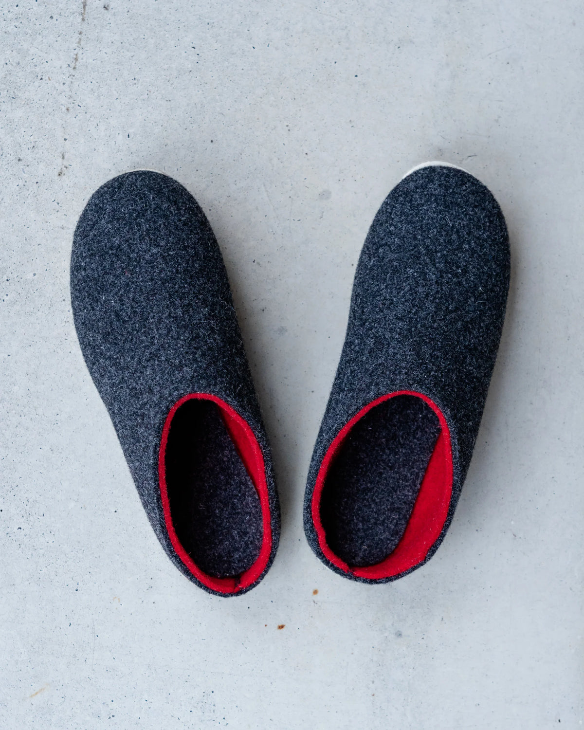 Filzpantoffel "RANDLOSE"