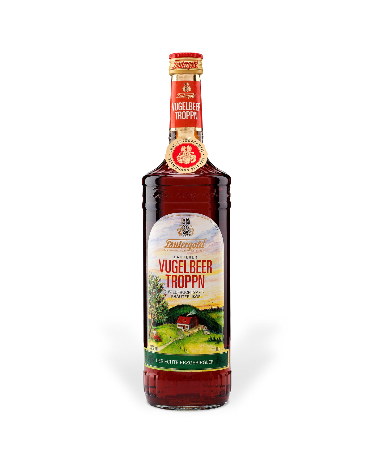 Vogelbeerlikör "VUGELBEER TROPPN"