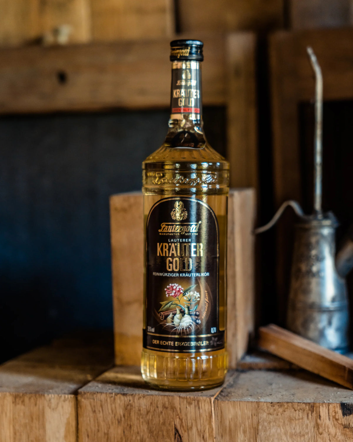 Kräuterlikör "LAUTERER KRÄUTERGOLD"