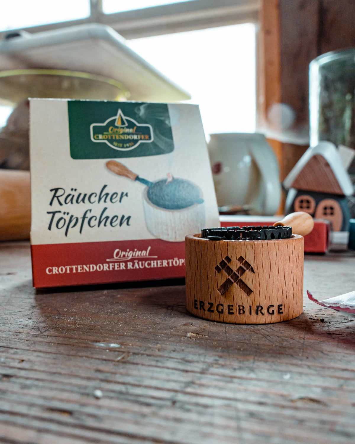 Räucherkerzenhalter "RÄUCHERTÖPFCHEN"