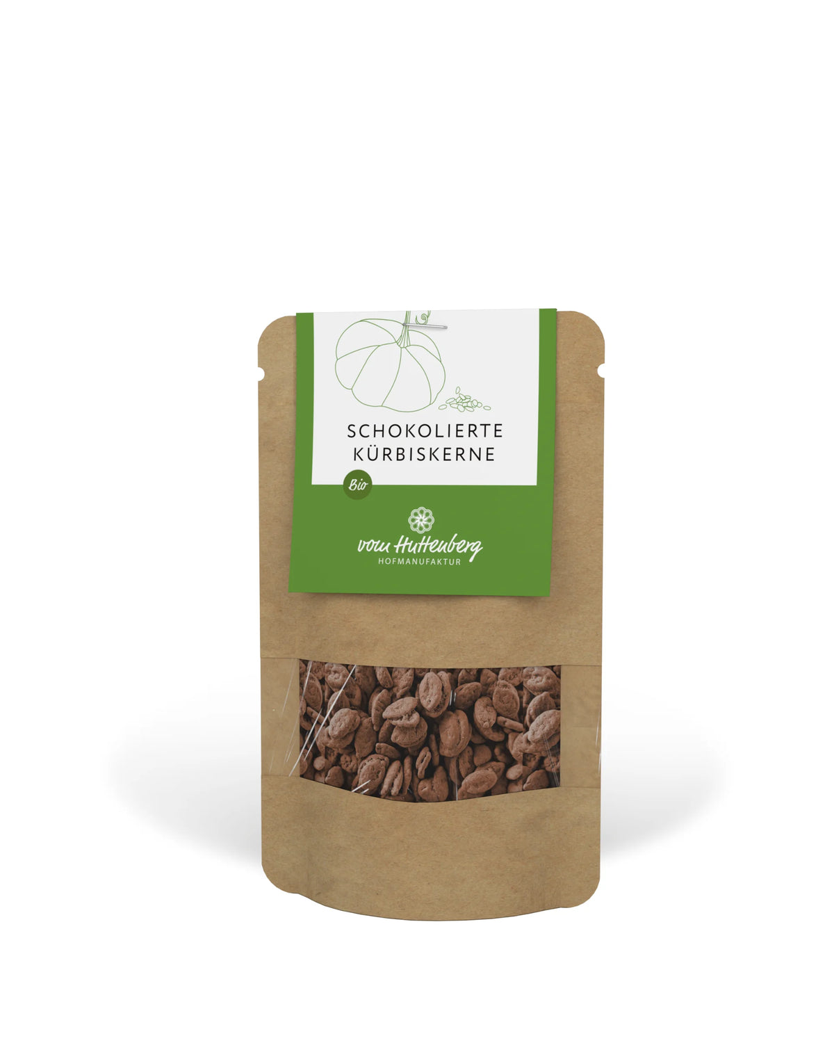 Schokolierte Bio-Kürbiskerne | 80 g